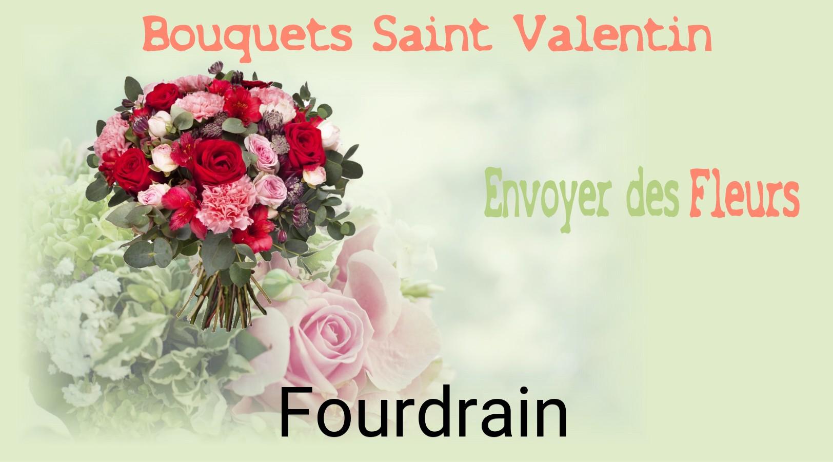 Roses de Saint-Valentin livrées à Fourdrain
